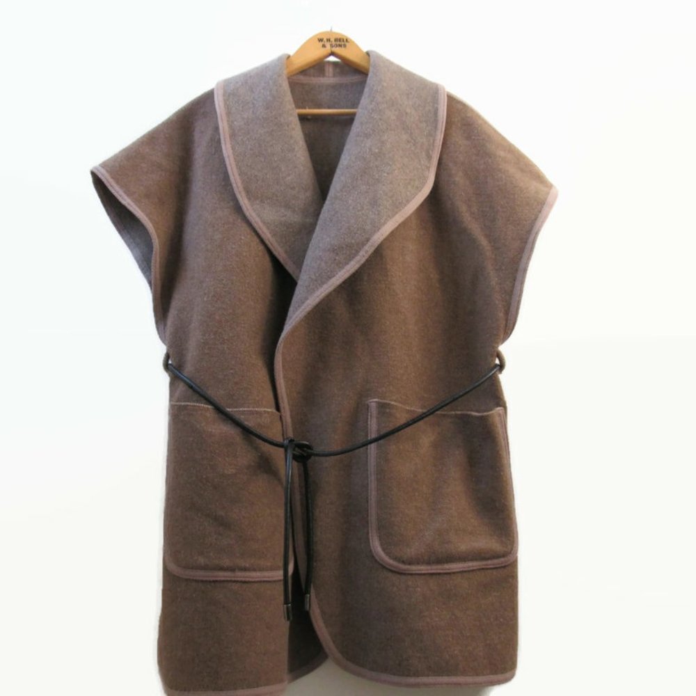 Aritzia Wilfred Free Silk Wool Blend Vest